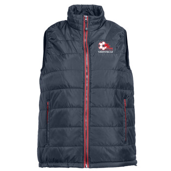 BODYWARMER FEMME BRODERIE COEUR