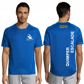 TEE SHIRT RESPIRANT HOMME POLYESTER NEOTERIC TEXTE -  sans logo manche